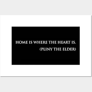 Home is where the heart is Posters and Art